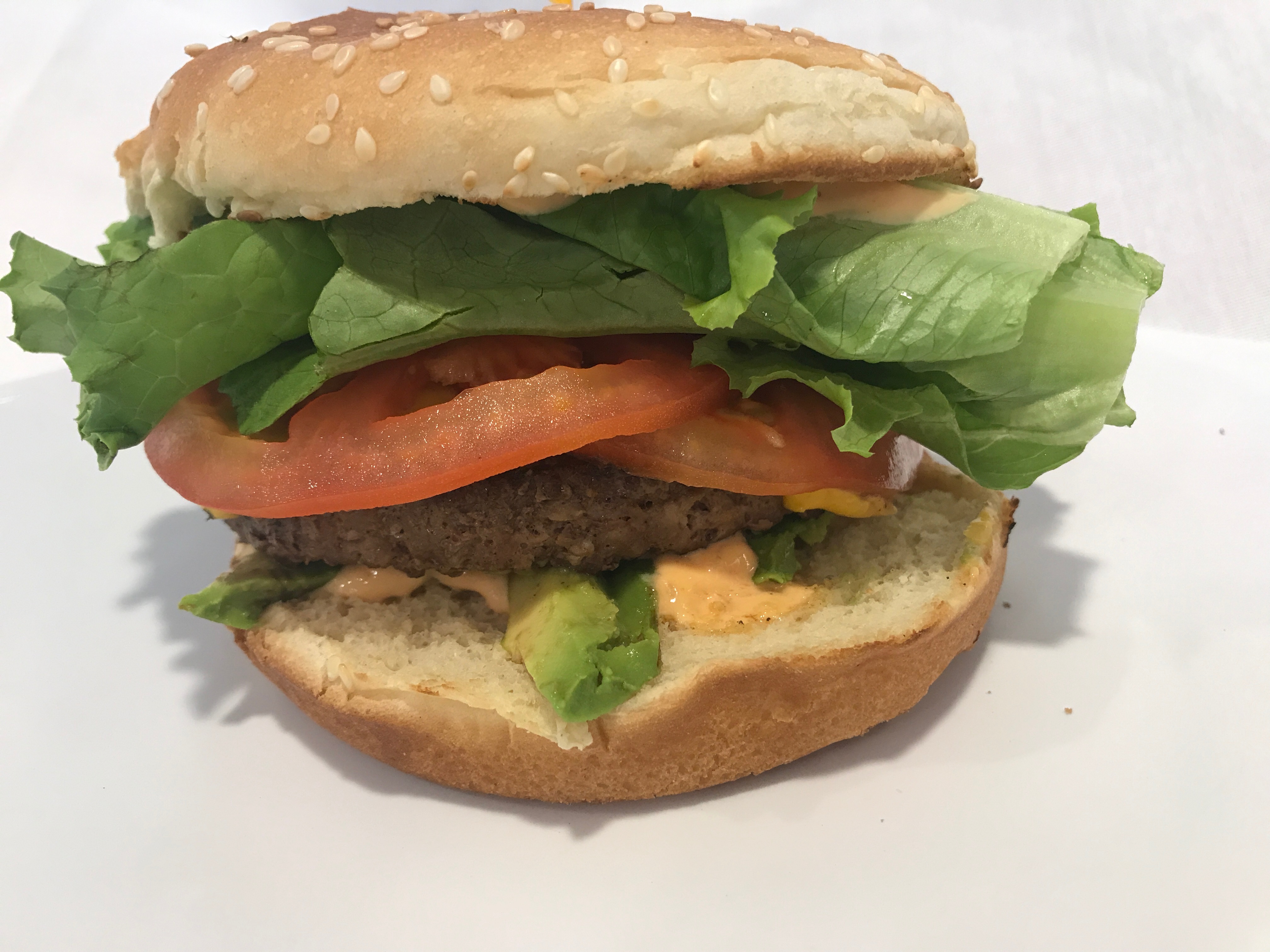 Order Avocado Burger food online from Why Cook? store, Alameda on bringmethat.com