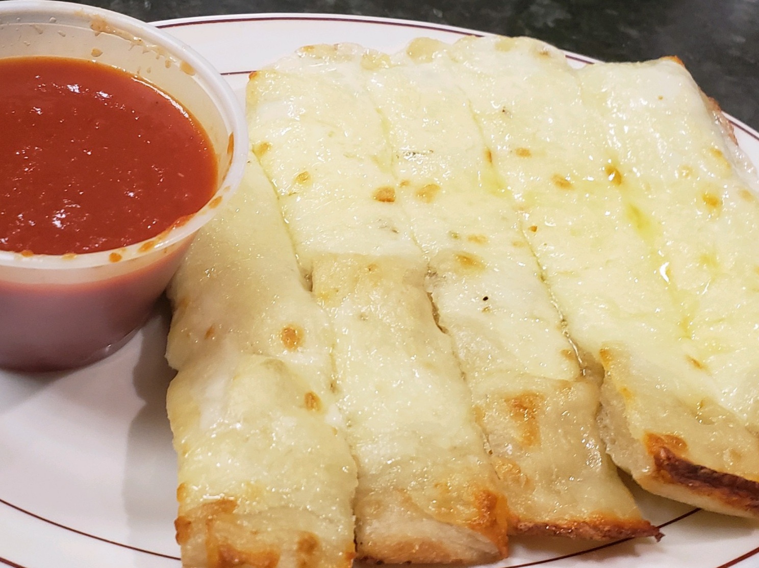 Order 5 Cheese Sticks food online from Mangia Pizza and Italian Restaurant store, North Babylon on bringmethat.com