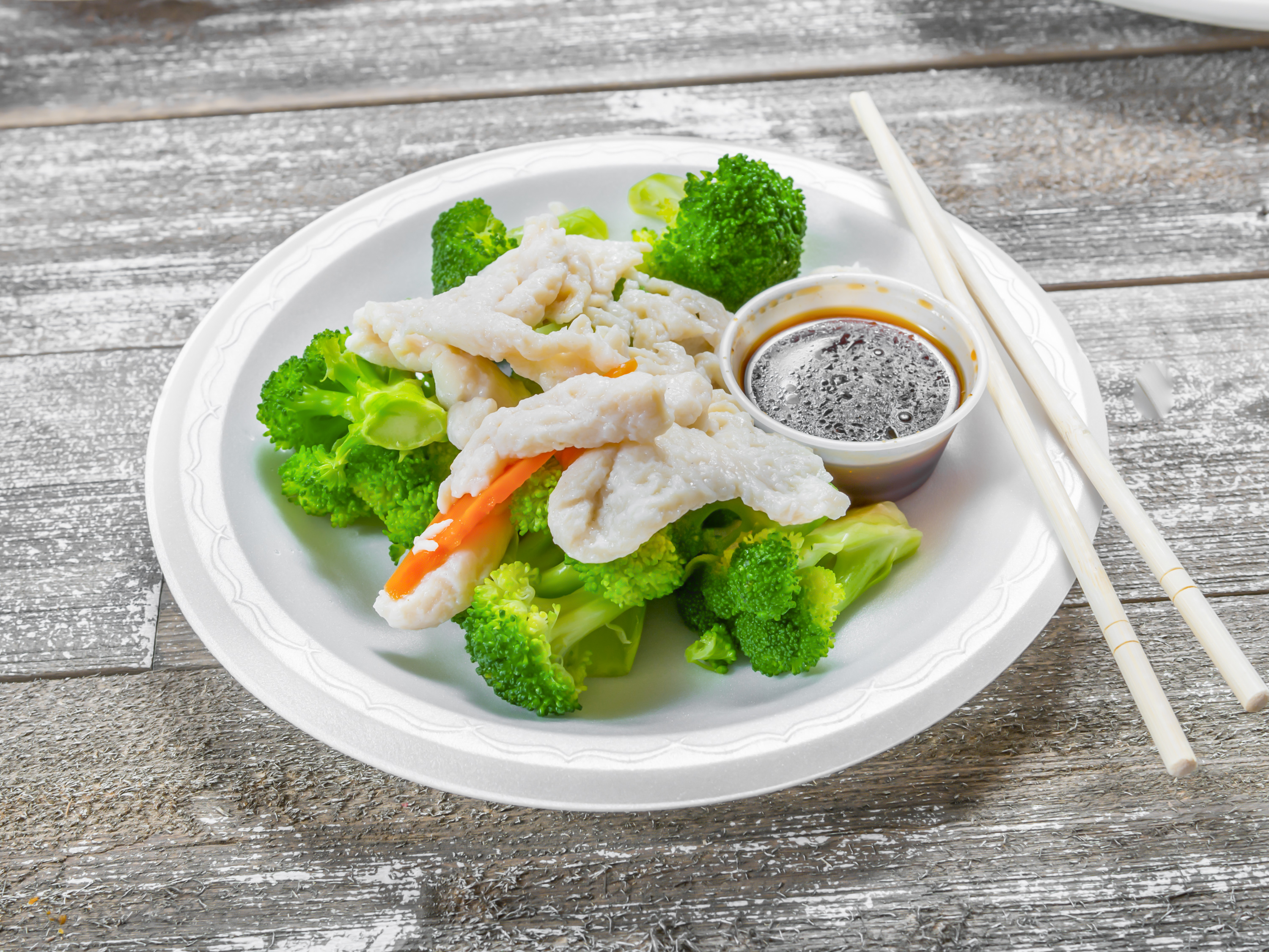 Order Low Calorie Steamed Broccoli food online from King Wok Chinese Restaurant store, Pottstown on bringmethat.com