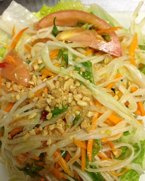 Order 11. Papaya Salad food online from Monkey thai store, Alameda on bringmethat.com