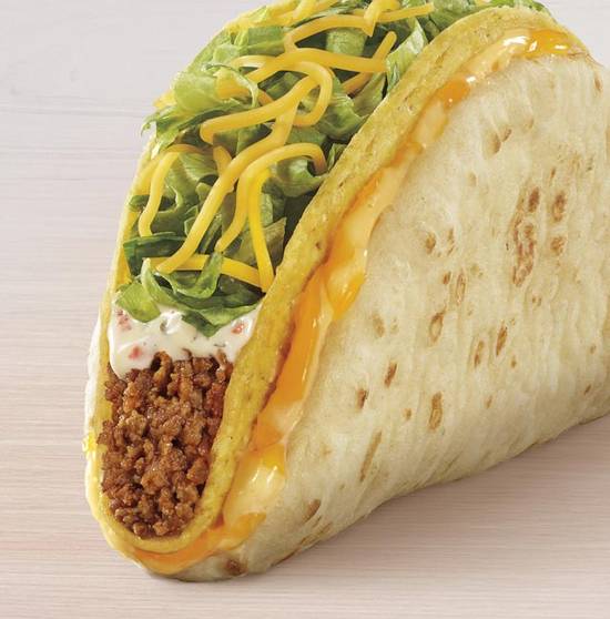 Order Cheesy Gordita Crunch food online from Taco Bell store, Kerman on bringmethat.com