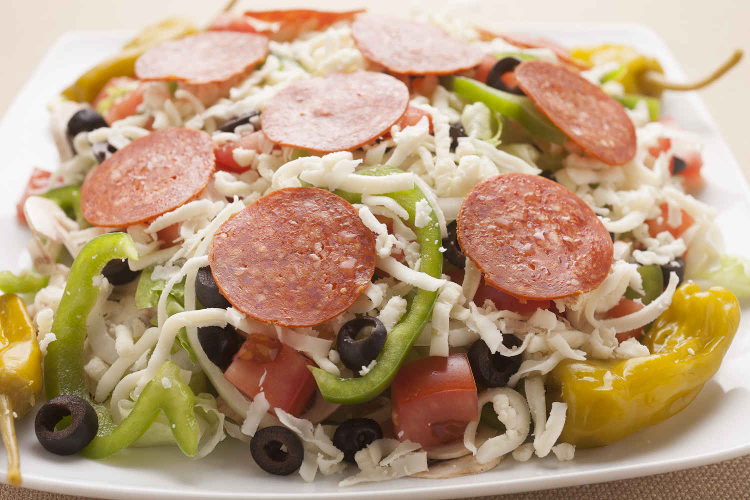 Order Italian Salad food online from Jimano Pizzeria store, Mchenry on bringmethat.com