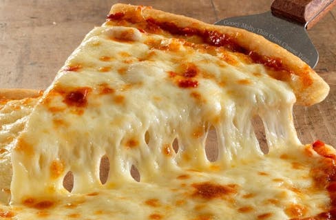 Order Four Cheese Pizza - Big Slice food online from GoodFellas Pizzeria store, San Francisco on bringmethat.com