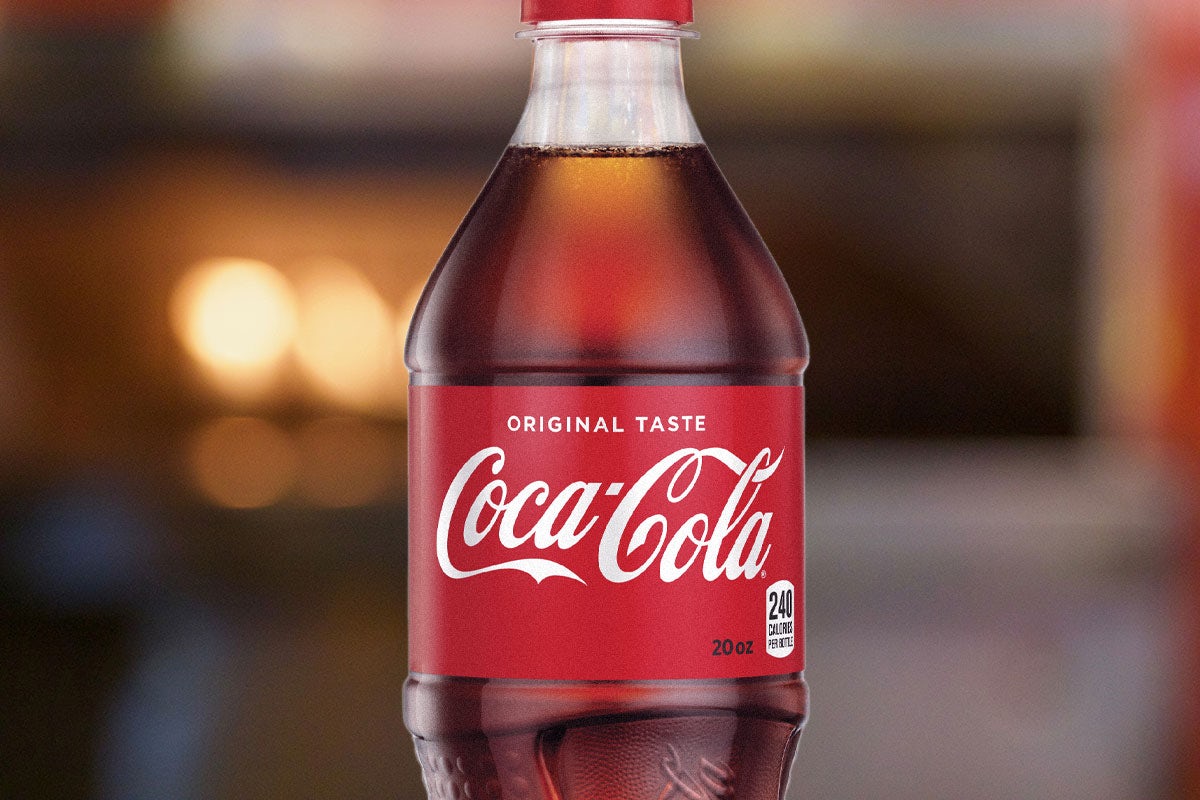 Order Coke Bottle (20oz/591ml) food online from Blaze Pizza store, Chicago on bringmethat.com