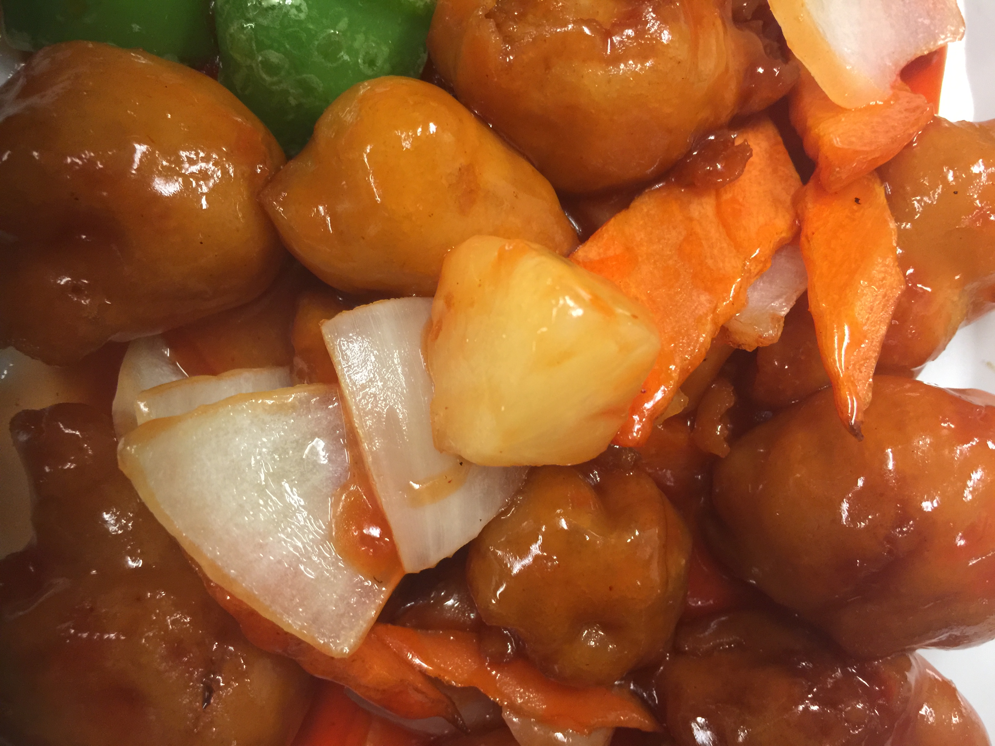Order Sweet and Sour Pork food online from Wang Chinese Cuisine store, Cathedral City on bringmethat.com