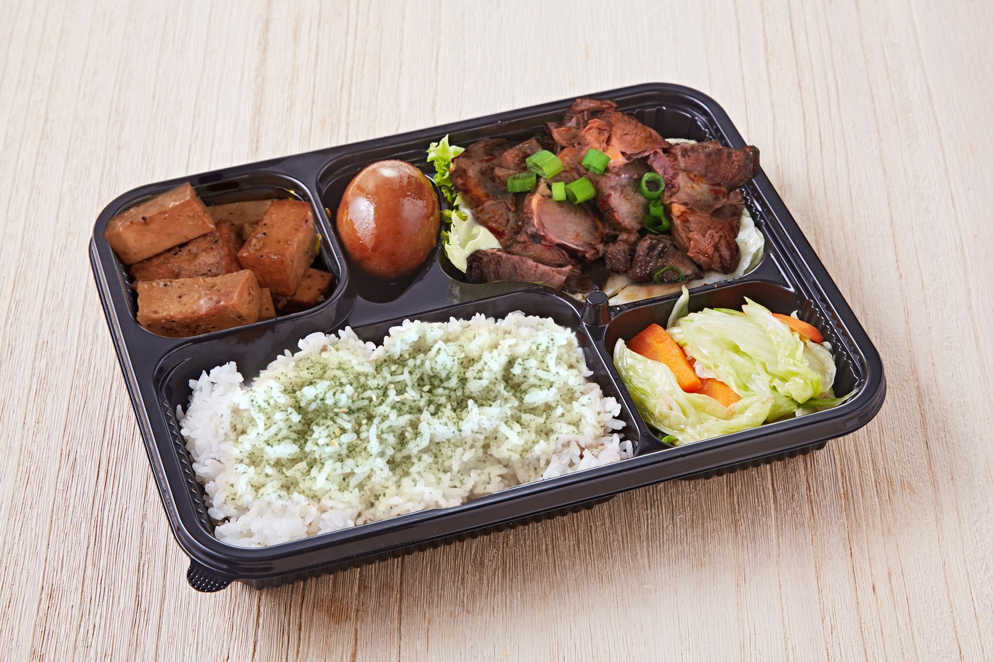 Order #R15 Braised Beef Shank Bento (Mild Spicy) food online from O2 Valley store, Cupertino on bringmethat.com