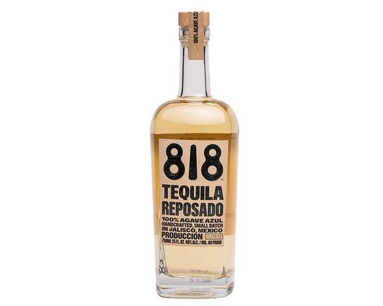 Order 818 Tequila, Small Batch Reposado Tequila 100% Agave Azul · 750 mL  food online from House Of Wine store, New Rochelle on bringmethat.com