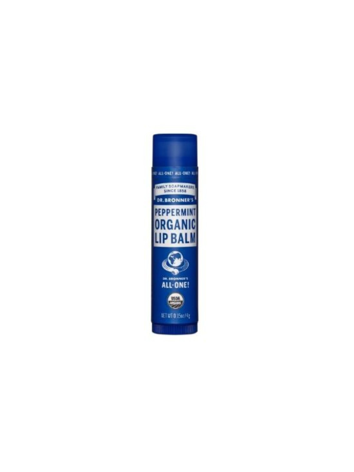 Order Dr. Bronner Peppermint Lip Balm (0.15 oz) food online from Stock-Up Mart store, Los Angeles on bringmethat.com