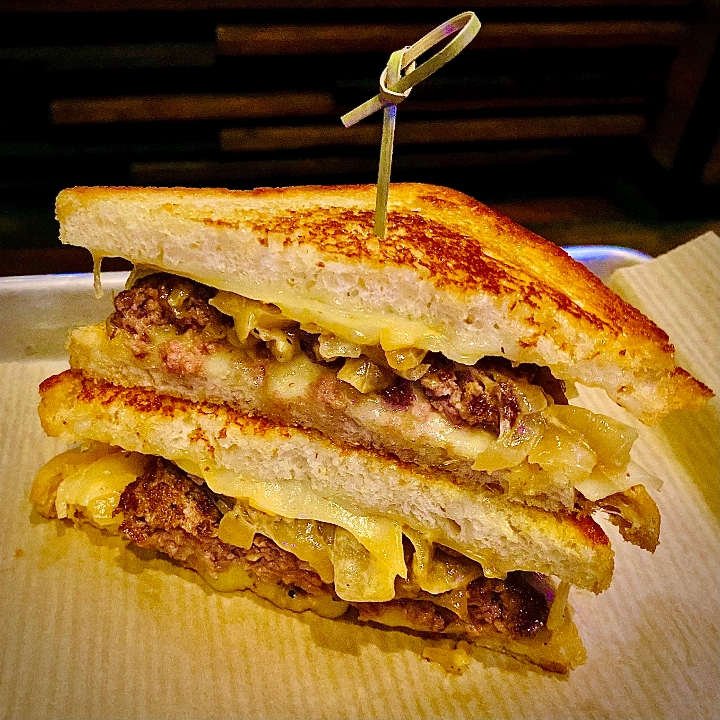 Order *NEW* Patty Melt food online from Stacked: Food Well Built store, Huntington Beach on bringmethat.com