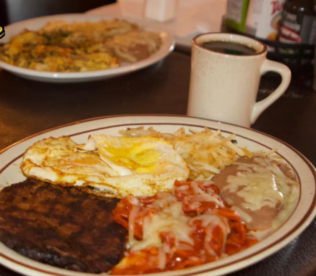 Order Asado and Eggs food online from El Sinaloense Mariscos And Grill store, Albuquerque on bringmethat.com