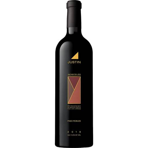 Order Justin Isosceles Red Blend 2018 (750 ML) 112628 food online from Bevmo! store, Chino on bringmethat.com
