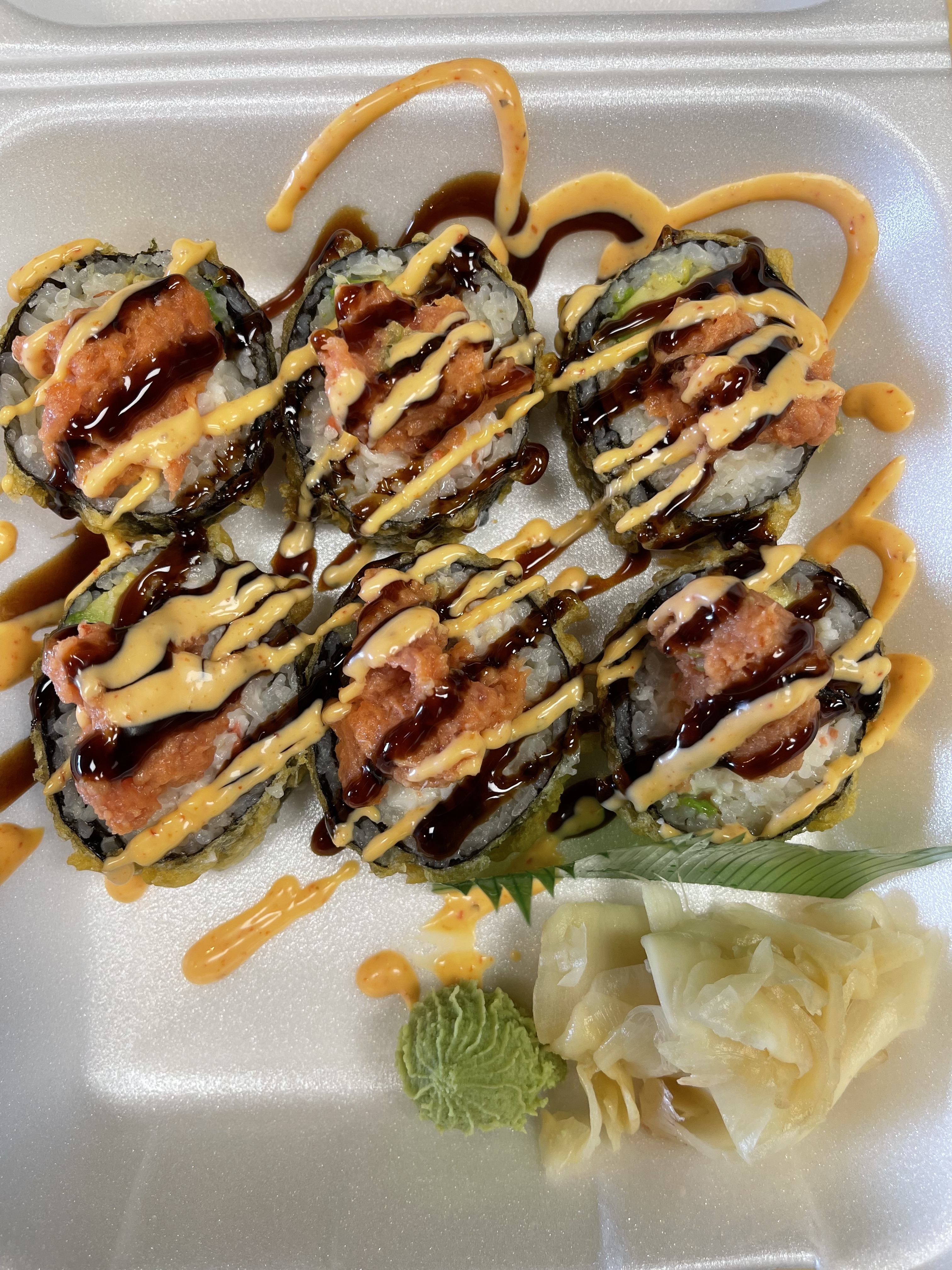 Order Volcano Roll food online from Mr. sushi store, Las Vegas on bringmethat.com