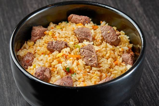 Order RACKIN' STEAK RICE food online from Ra Sushi Dulles store, Dulles on bringmethat.com