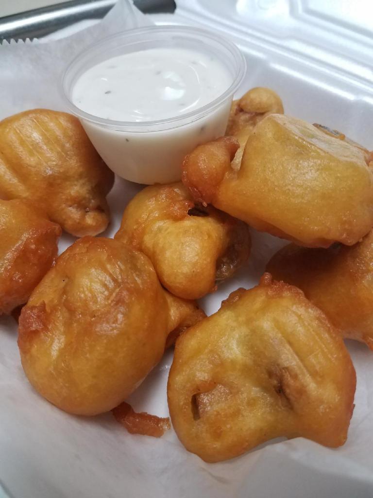 Order Fried Mushrooms food online from Ray Pizza store, Detroit on bringmethat.com