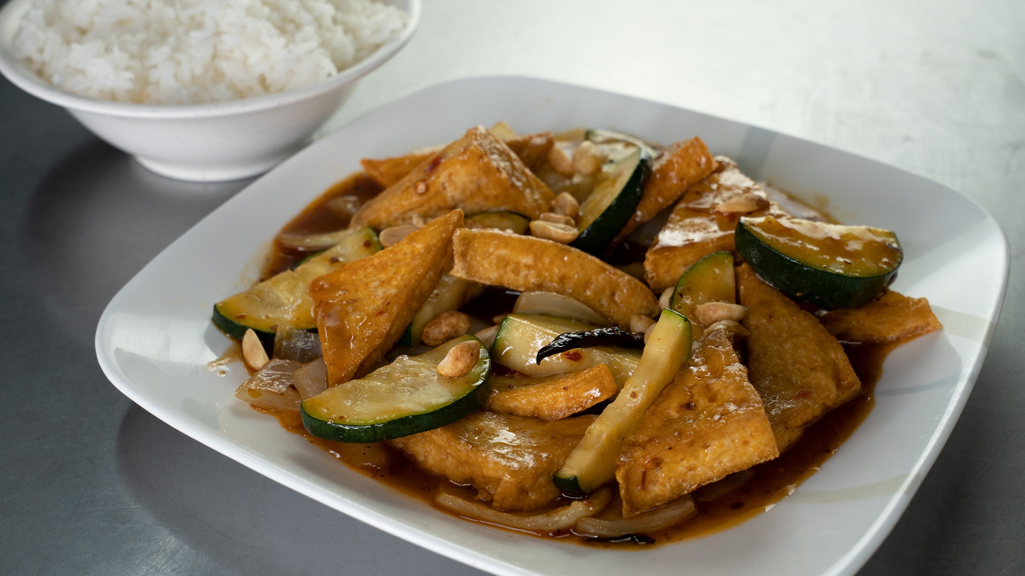 Order Black Pepper Tofu food online from Green Panda Cafe store, Provo on bringmethat.com