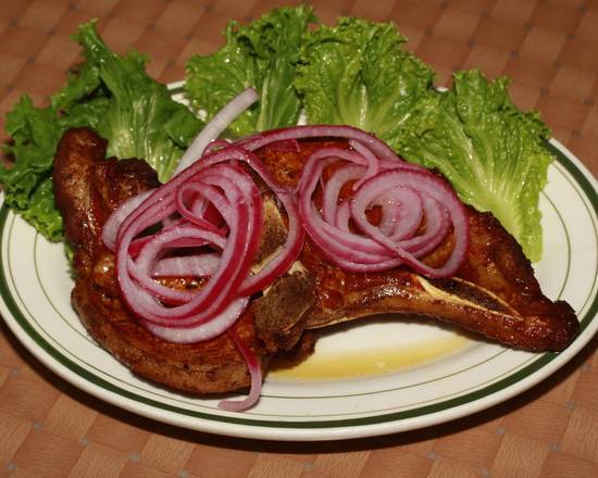 Order Fried Pork Chops (Chuletas Fritas) food online from El Nuevo Pollo Sabroso store, Bronx on bringmethat.com