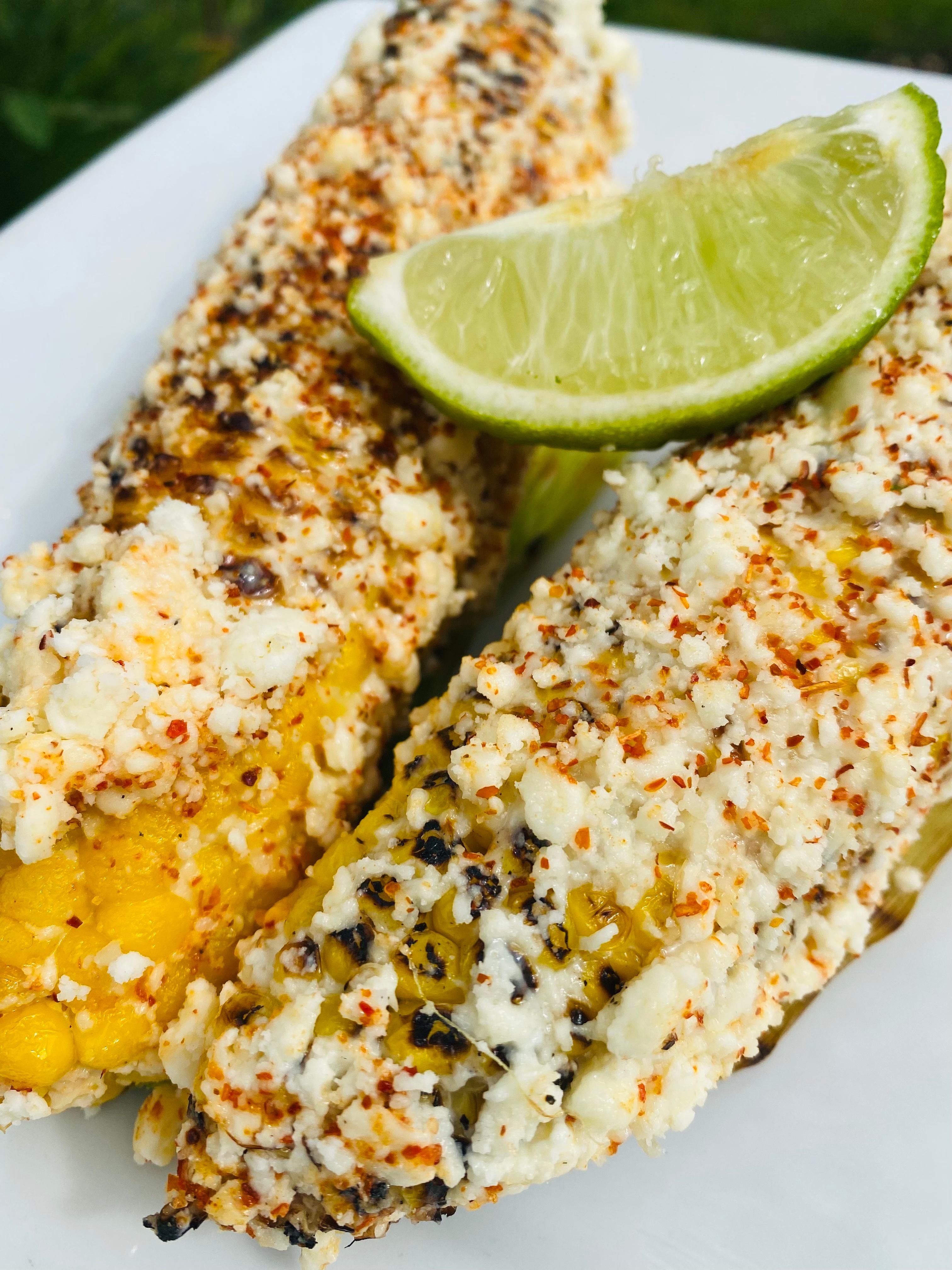 Order Grilled Street Corn (1) food online from Mamacita Tacos store, Lutherville Timonium on bringmethat.com