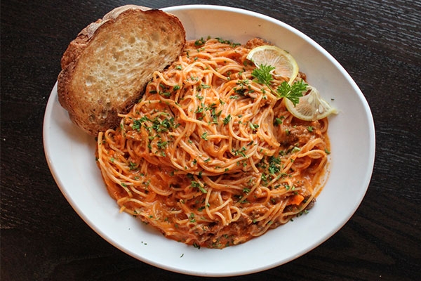 Order &gt; Bolognese Pasta food online from Coal Fire Pizza store, Cockeysville on bringmethat.com