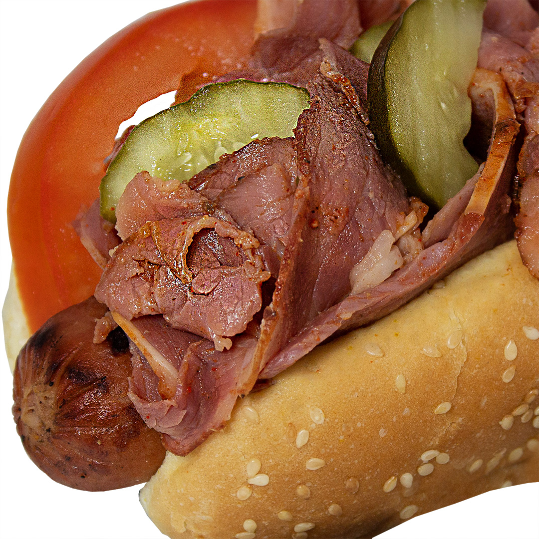 Order LA Pastrami Dog food online from Mad Madelines Grill store, Temecula on bringmethat.com