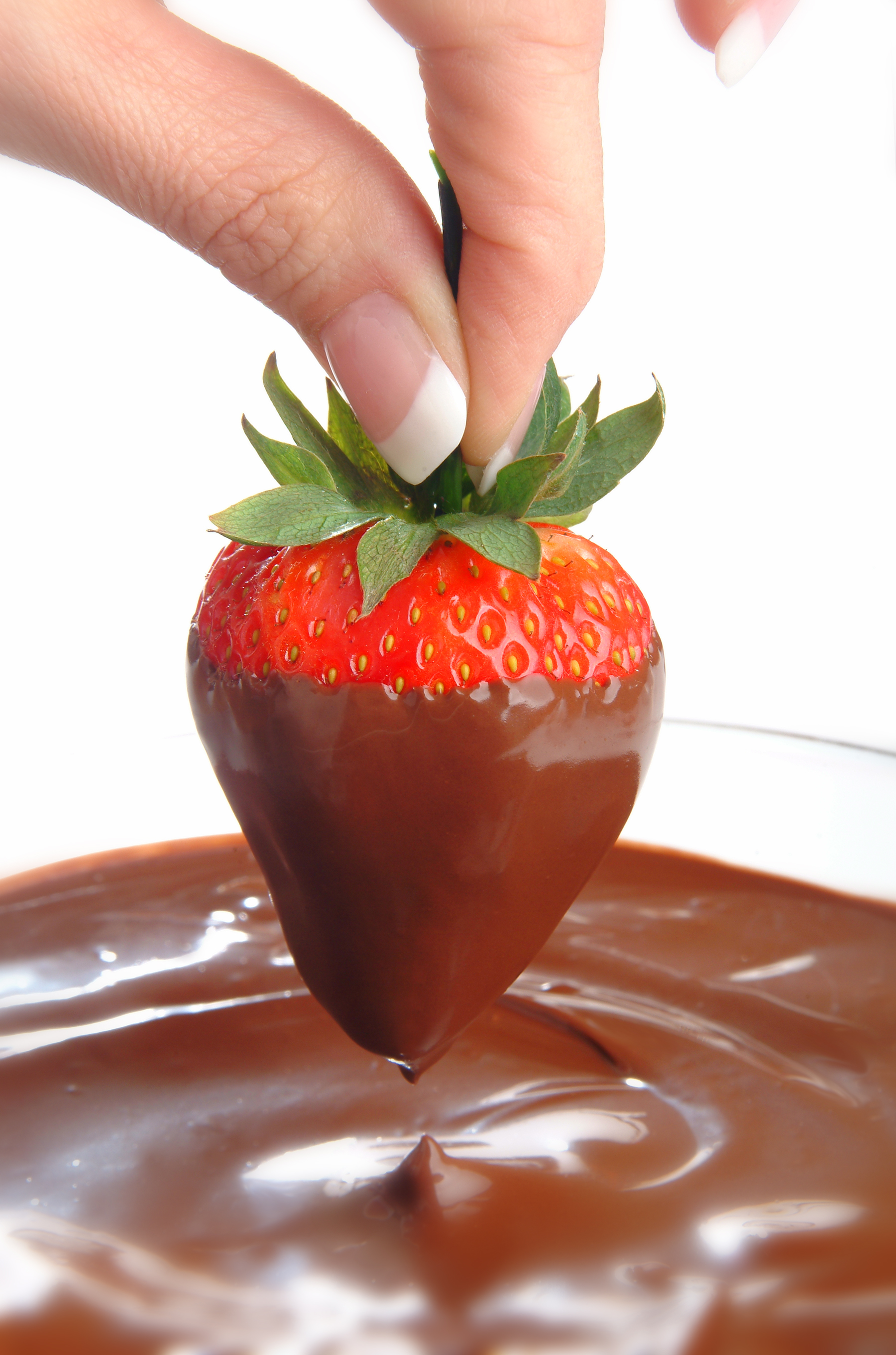 Order 6 Chocolate Dipped Strawberries food online from Rocky Mountain Chocolate Factory store, Corpus Christi on bringmethat.com