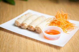 Order 1. Pork Crispy Roll food online from Thai Wok-In & Go store, Dallas on bringmethat.com