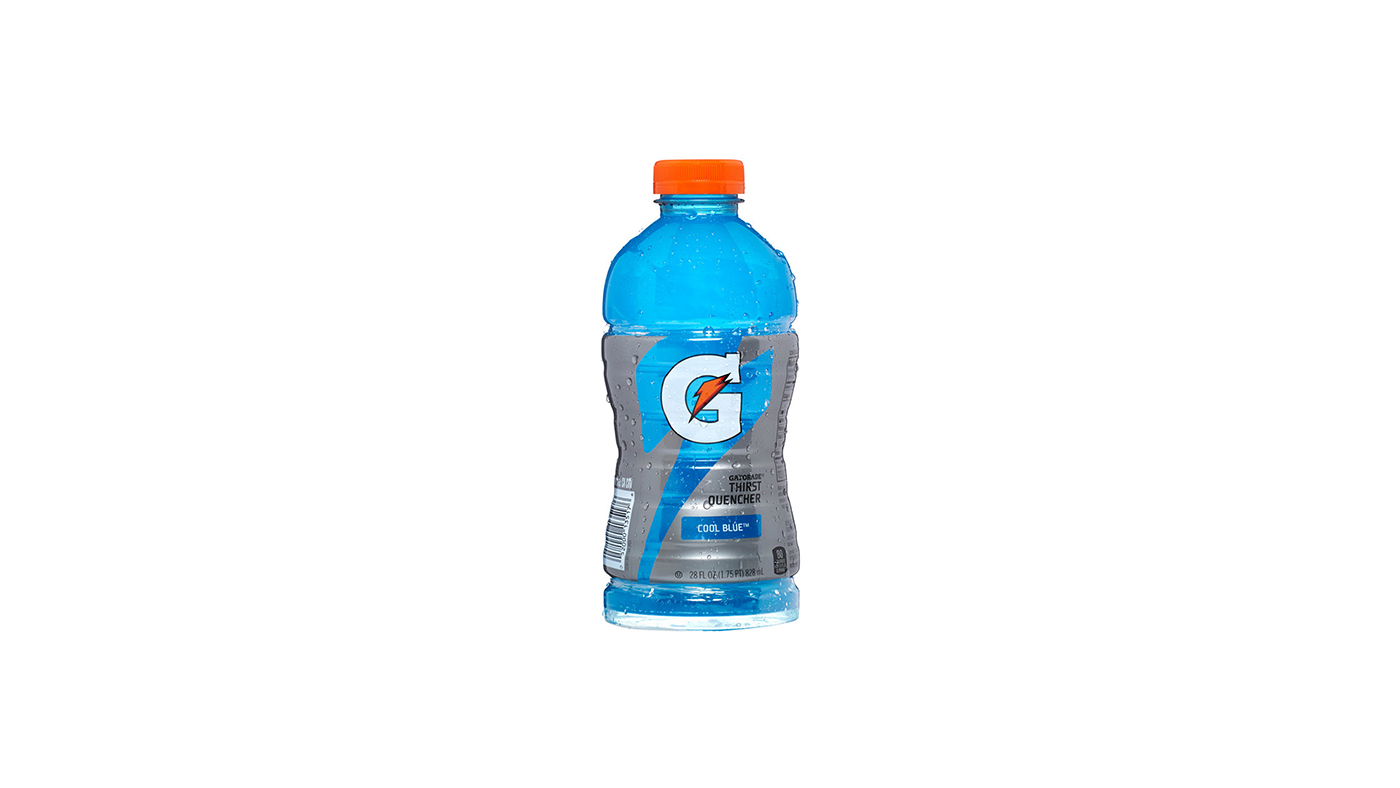 Order Gatorade Cool Blue Raspberry 28oz food online from Chevron Extramile store, Fountain Valley on bringmethat.com