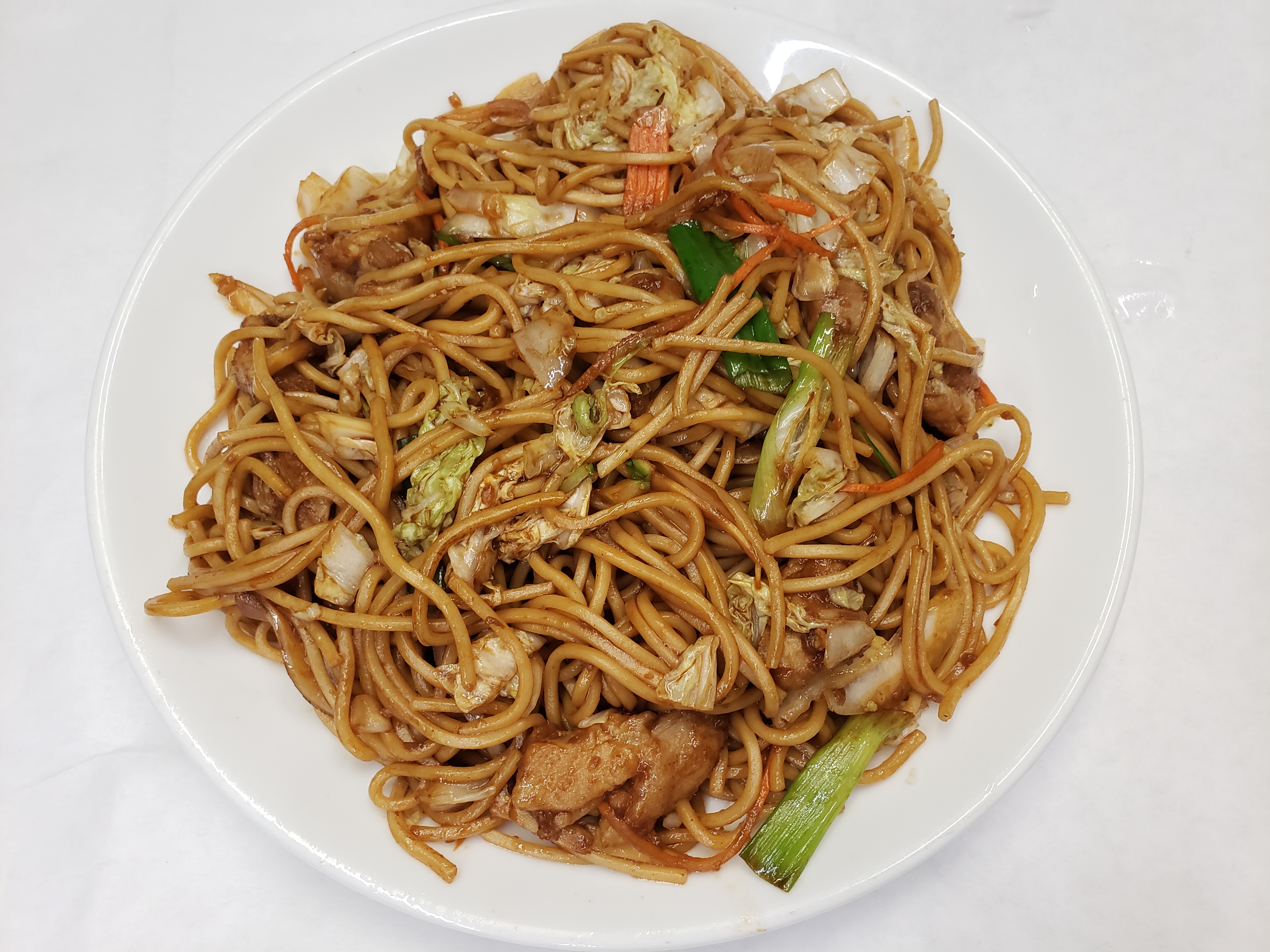 Order Chicken Lo Mein Buffet Style 鸡肉捞面 food online from Jade Palace store, Louisville on bringmethat.com