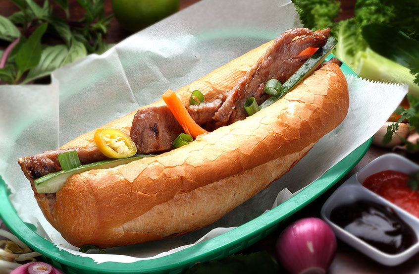 Order B1. Grilled Pork Sandwich food online from Pho Que Huong store, Plano on bringmethat.com