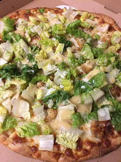 Order Chicken Caesar Gourmet  Pizza  food online from Ozona Pizza store, Palm Harbor on bringmethat.com