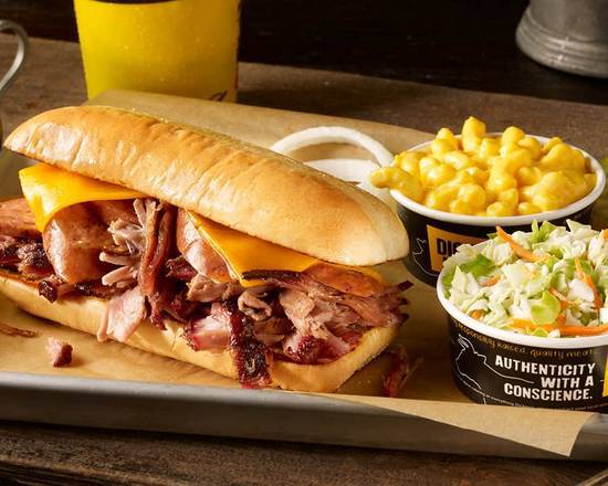 Order Westerner Sandwich Plate food online from Dickey'S Barbecue Pit store, Las Vegas on bringmethat.com