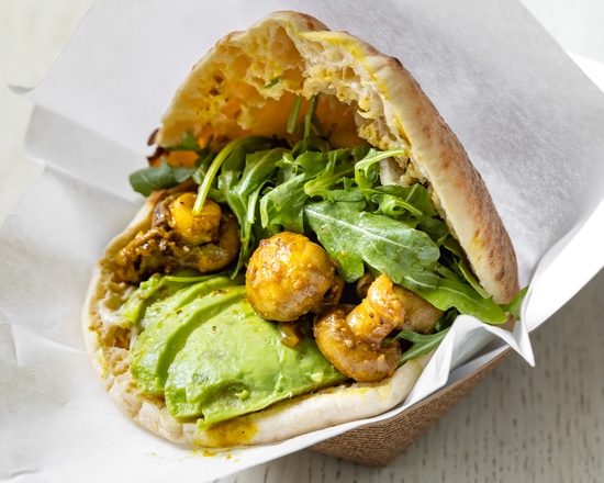 Order Sauteed Mushrooms and Avocado Pita food online from Taboonette store, New York on bringmethat.com