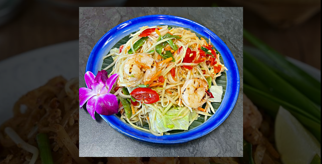 Order 14. Som Tum Thai food online from Thonglor Thai Bistro store, San Mateo on bringmethat.com