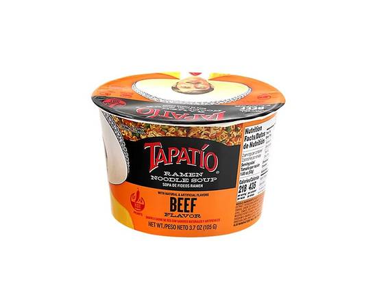 Order Tapatio Ramen Beef 3.7oz food online from Chevron store, Hesperia on bringmethat.com