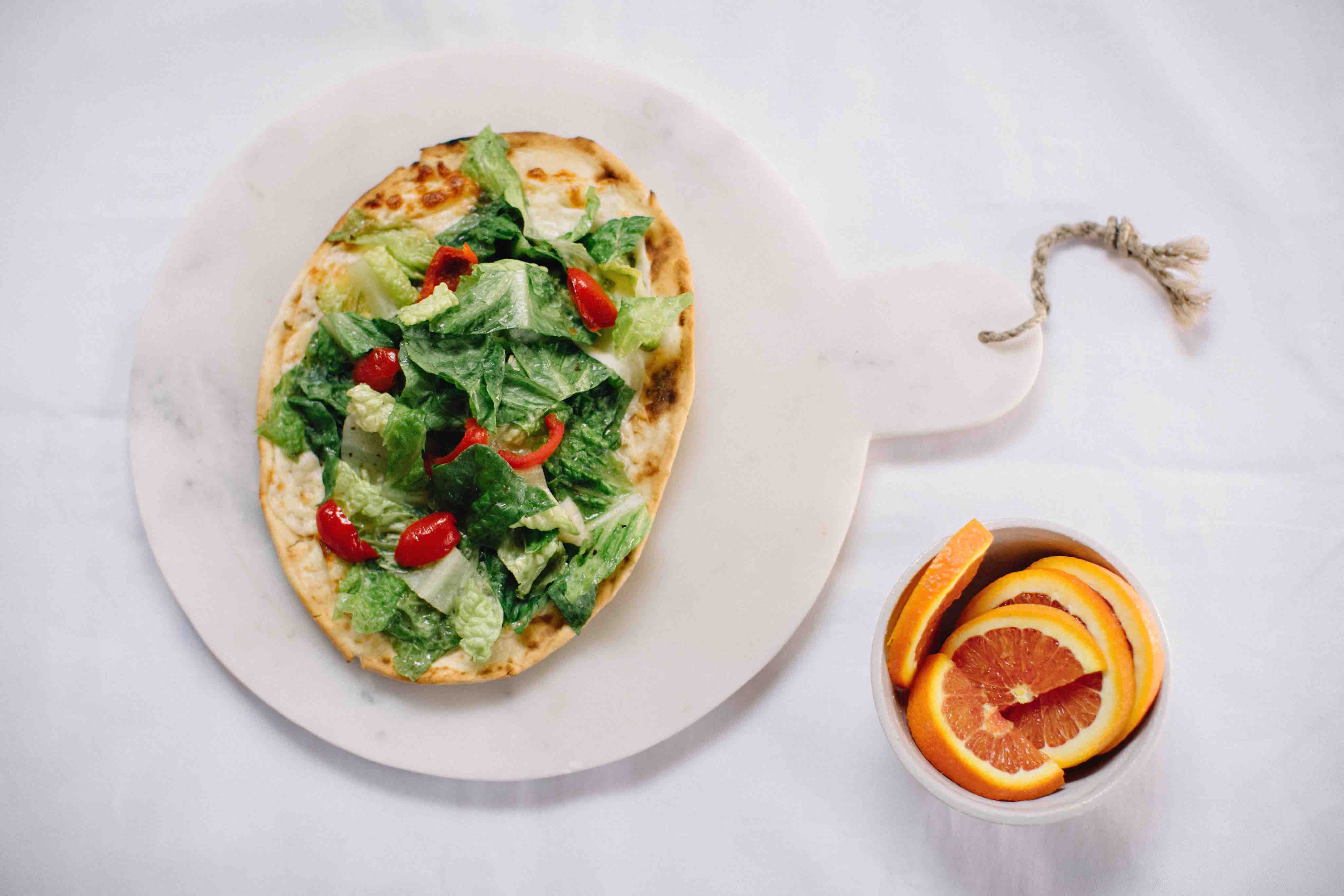 Order Roma Crunch Flatbread food online from Blume Organics Cafe store, Peachtree City on bringmethat.com