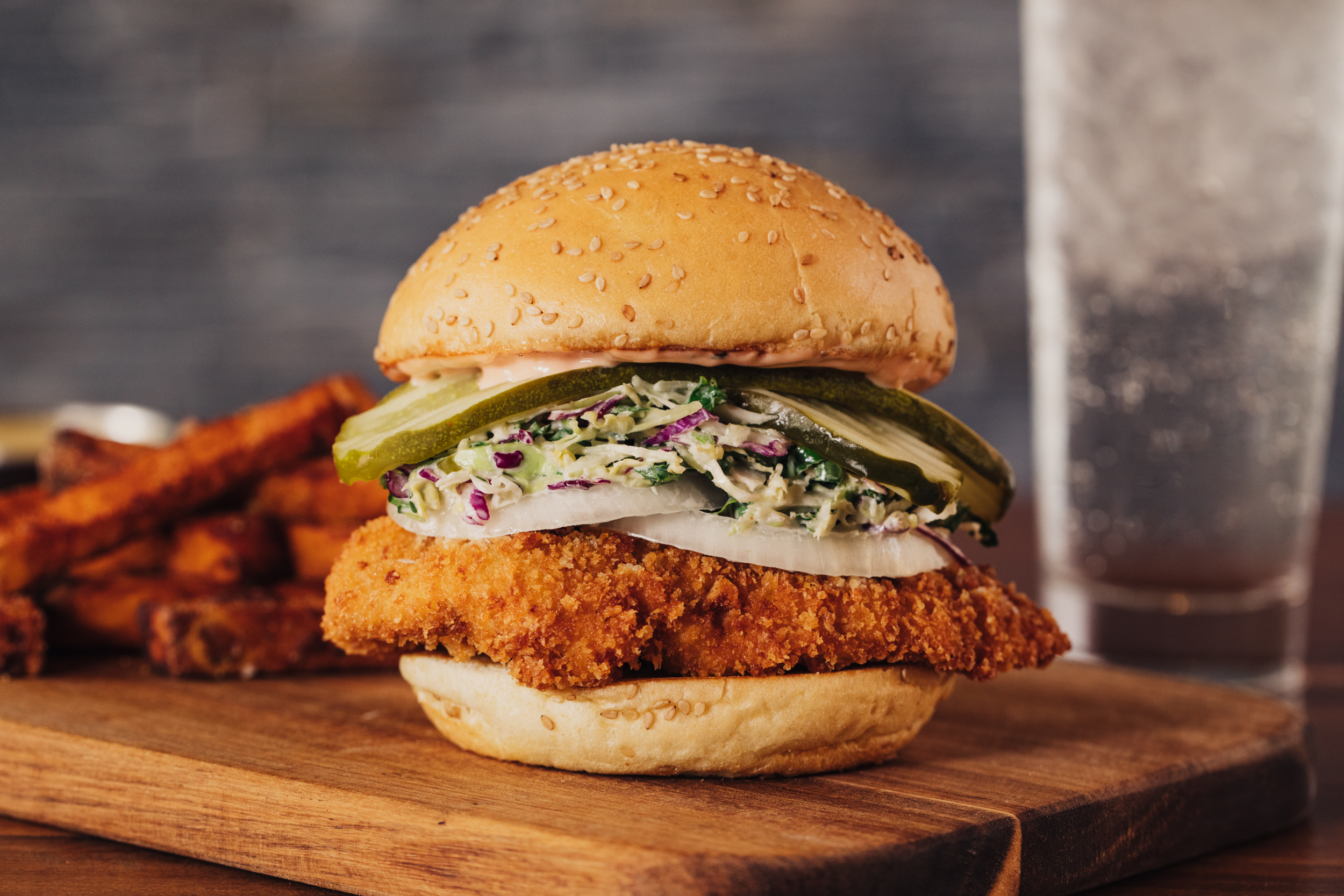Order Crispy Chicken Sandwich food online from ***doc b's river north $3.99 delivery special*** store, Chicago on bringmethat.com