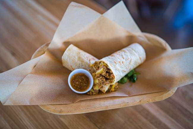 Order DLV - Burrito de Picadillo - Vegan food online from Testal store, Phoenix on bringmethat.com