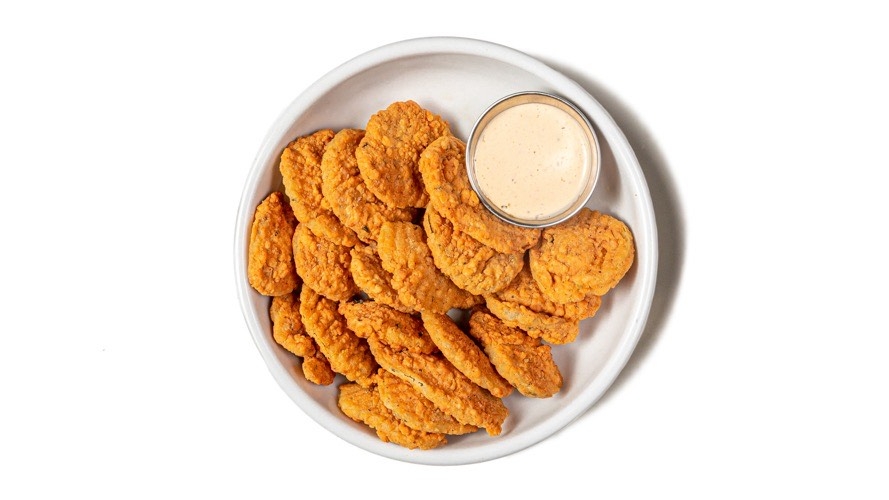 Order Pickle Chips w/ Jalapeño Ranch food online from The Naked Bird store, Westfield on bringmethat.com