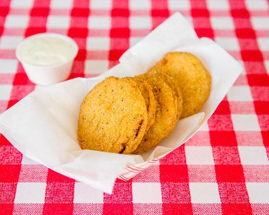 Order Fried Green Tomatoes food online from Gus's World Famous Chicken Fried store, Dallas on bringmethat.com