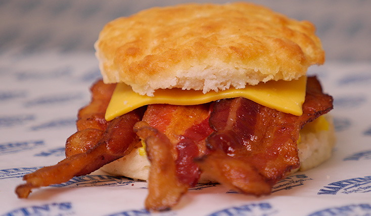 Order Bacon Biscuit food online from Martin Fresh Tastes Best store, Norcross on bringmethat.com