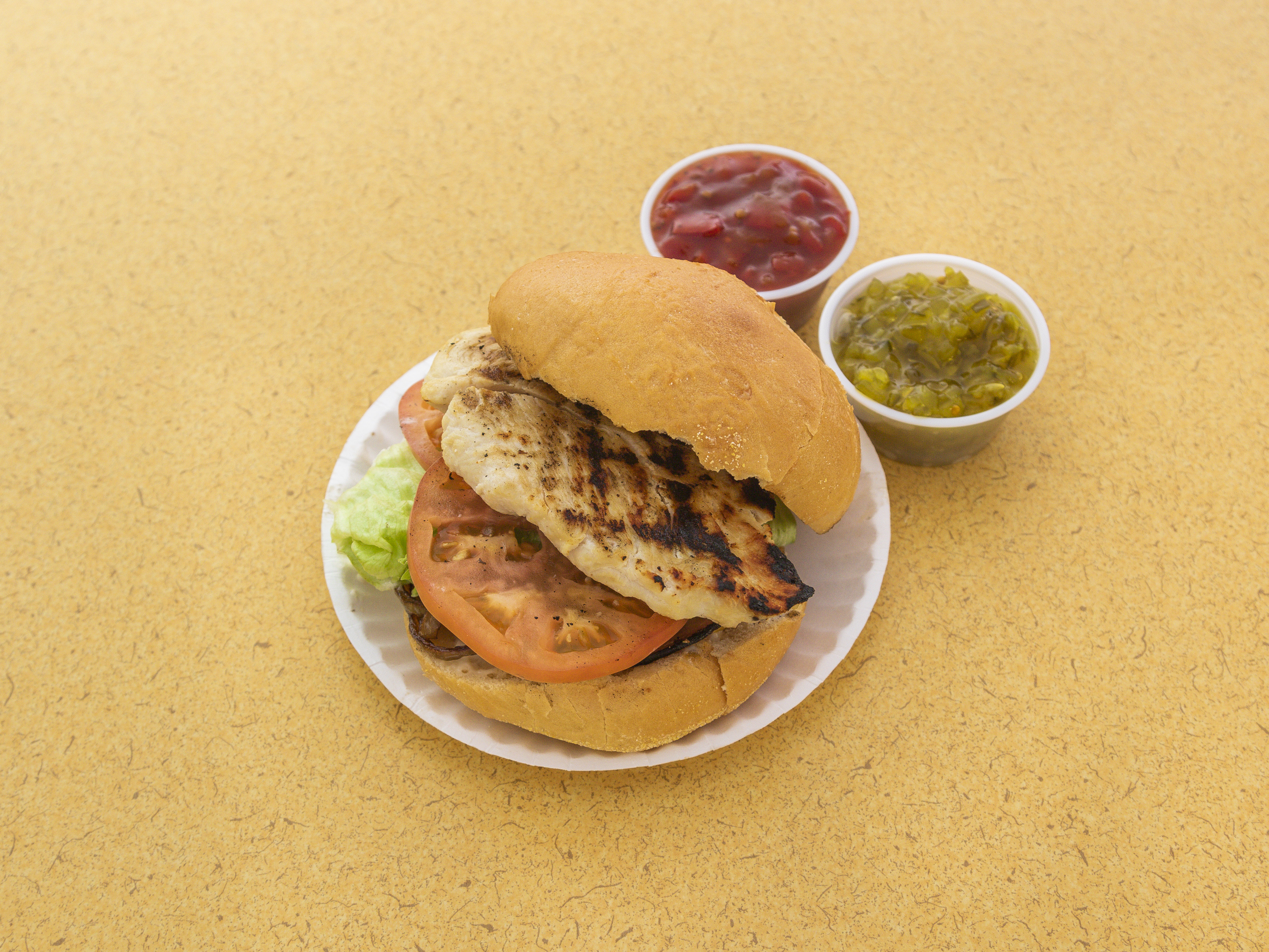 Order Charbroiled Chicken Breast Sandwich food online from Windmill store, Long Branch on bringmethat.com