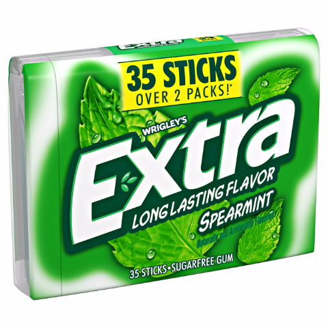 Order Extra Spearmint Gum 35 Count food online from 7-Eleven store, La Canada Flintridge on bringmethat.com