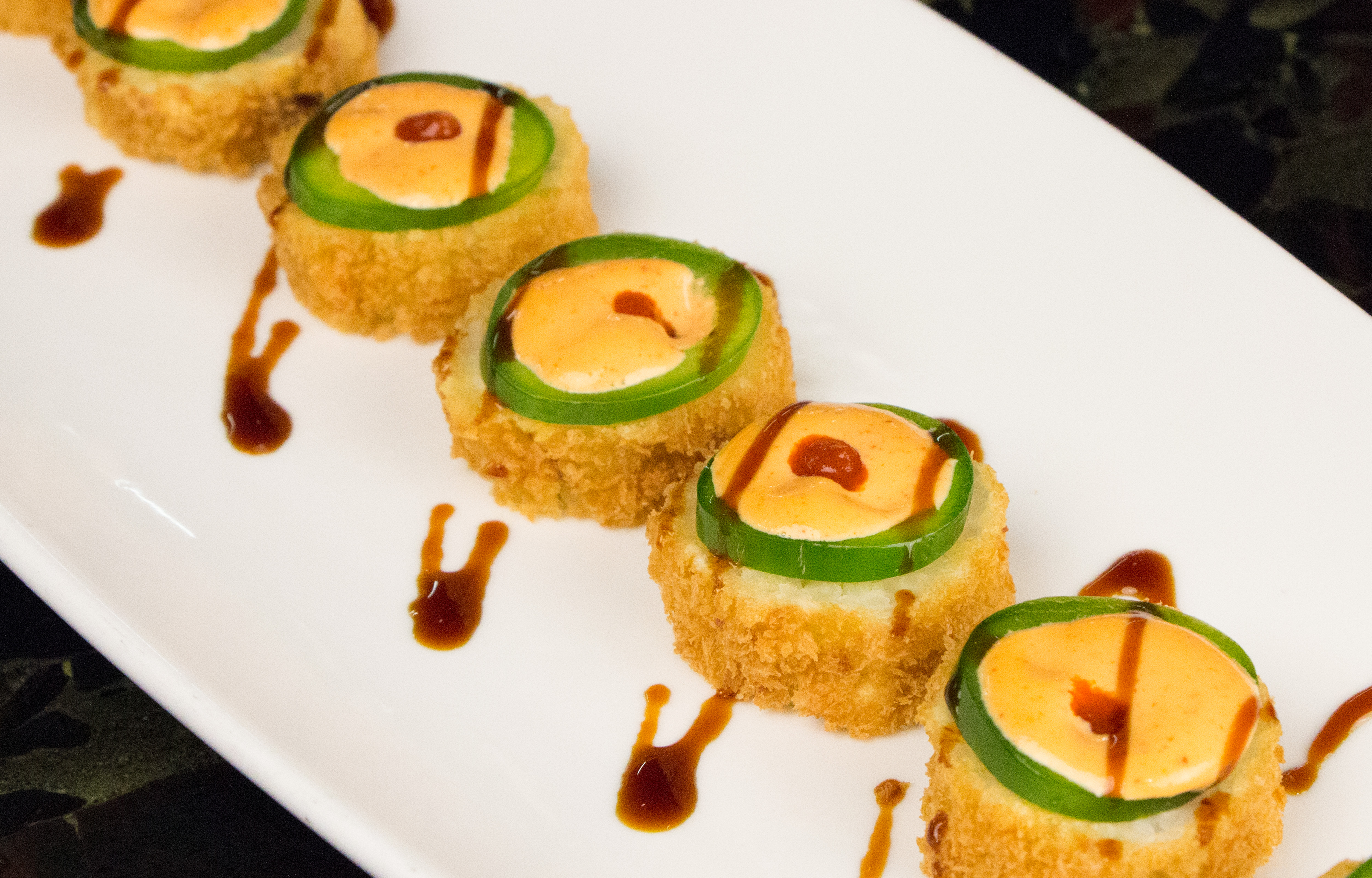 Order Kamikaze Sushi Roll food online from Genji Sushi Express store, Wynnewood on bringmethat.com