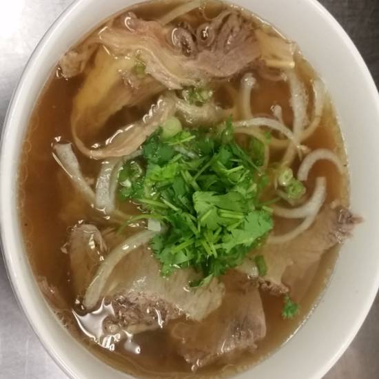 Order Noodle soup with Brisket and Flank (Large) food online from Pho Bamboo store, Rowland Heights on bringmethat.com