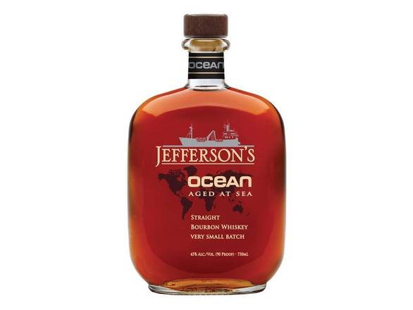Order Jefferson's Ocean Aged at Sea Bourbon - 750ml Bottle food online from Josh Wines & Liquors Inc store, New York on bringmethat.com