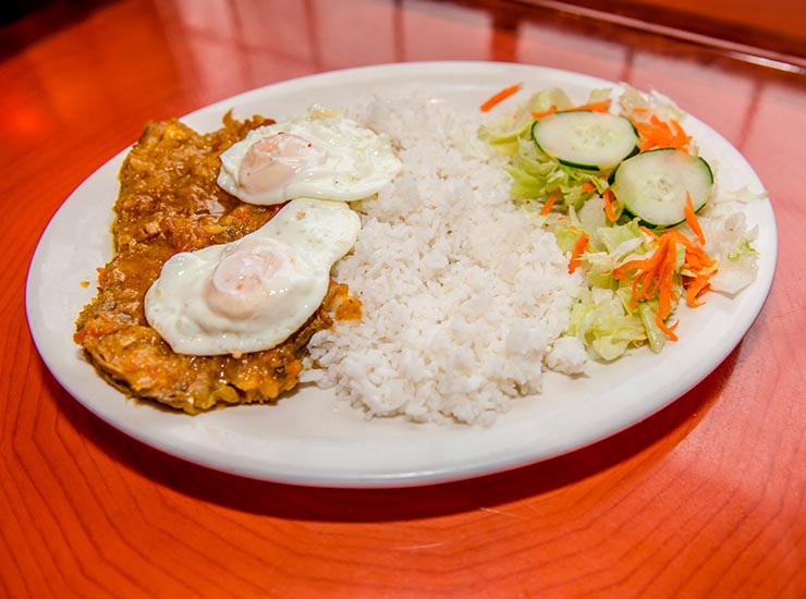 Order Bistec a Caballo food online from La Casona Restaurant store, Central Falls on bringmethat.com