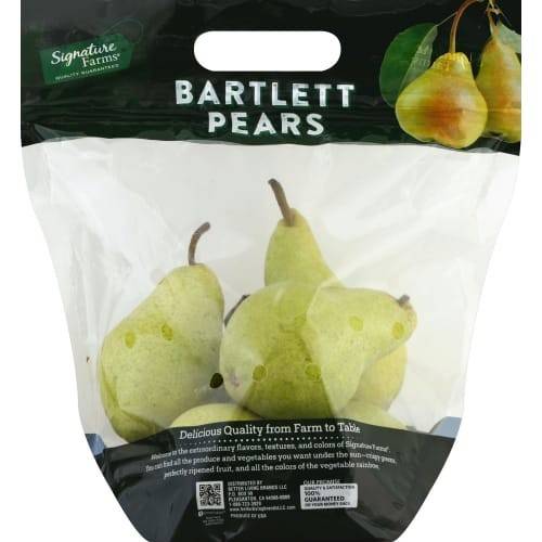 Order Signature Farms · Bartlett Pears (32 oz) food online from Shaw's store, Wareham on bringmethat.com