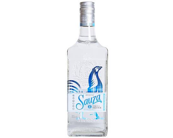 Order Sauza Silver, 750mL bottle,(40% ABV) food online from Moby Liquor store, Los Angeles on bringmethat.com