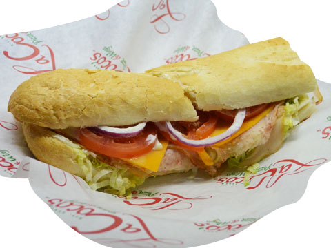 Order LaCoco's Turkey and Cheese Sub food online from LaCoco's Pizza & Pasta store, Chicago on bringmethat.com