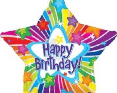 Order Happy Birthday Bright Stars food online from Niko's Flower Designs store, Chicago on bringmethat.com