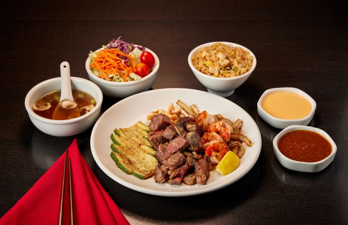 Order *NEW* HIBACHI RIBEYE & COLOSSAL SHRIMP  food online from Benihana store, Anchorage on bringmethat.com